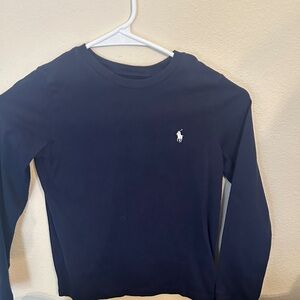 Polo by Ralph Lauren Kids Dark Blue Long Sleeve Tee